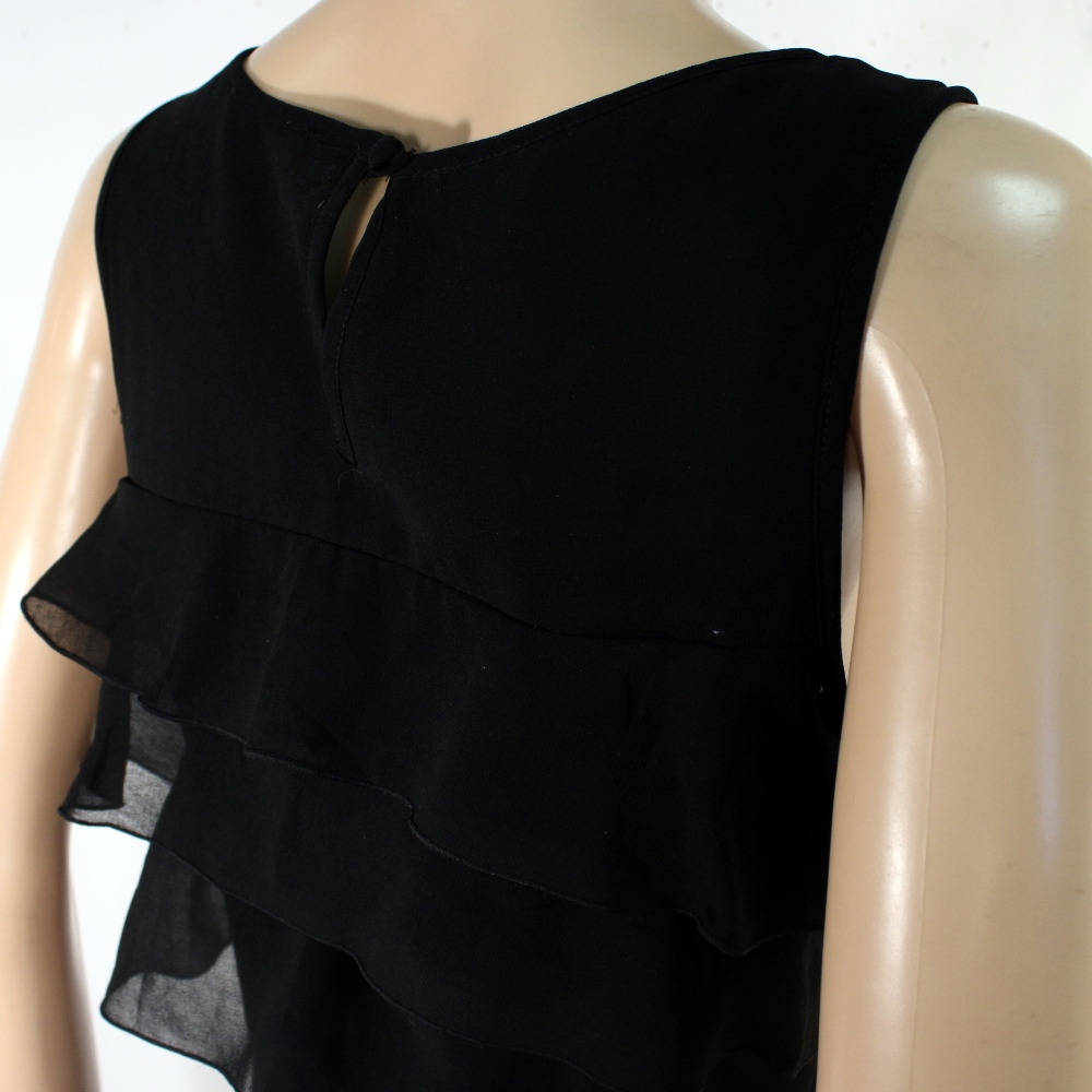 Robe De Soirée Noire MORGAN Taille Estimé M Bon état - Vue 3 - 